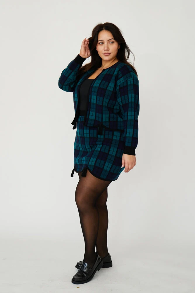 CLARA CARDIGAN PLAID - Image 8