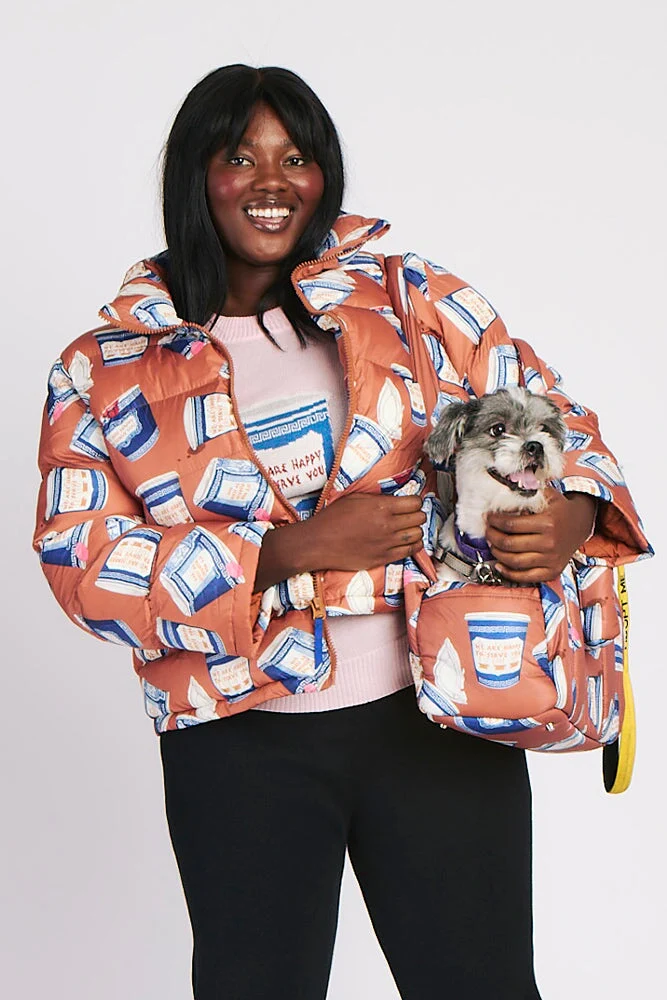 Little Beast x Rachel Antonoff Puffer Dog Carrier - Image 3