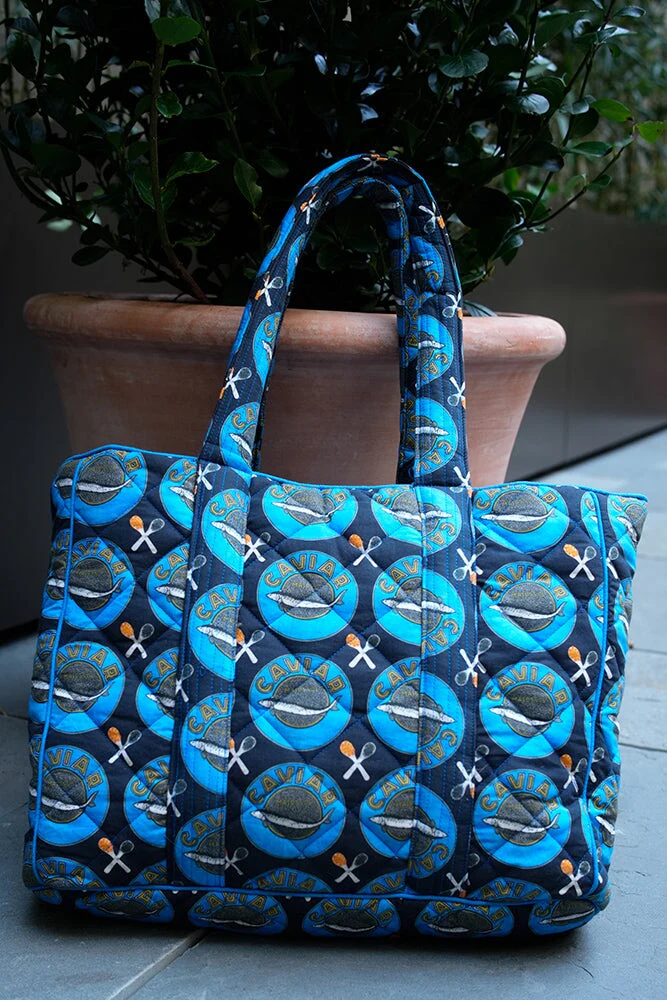 LYDIA QUILTED BAG CAVIAR - Image 4