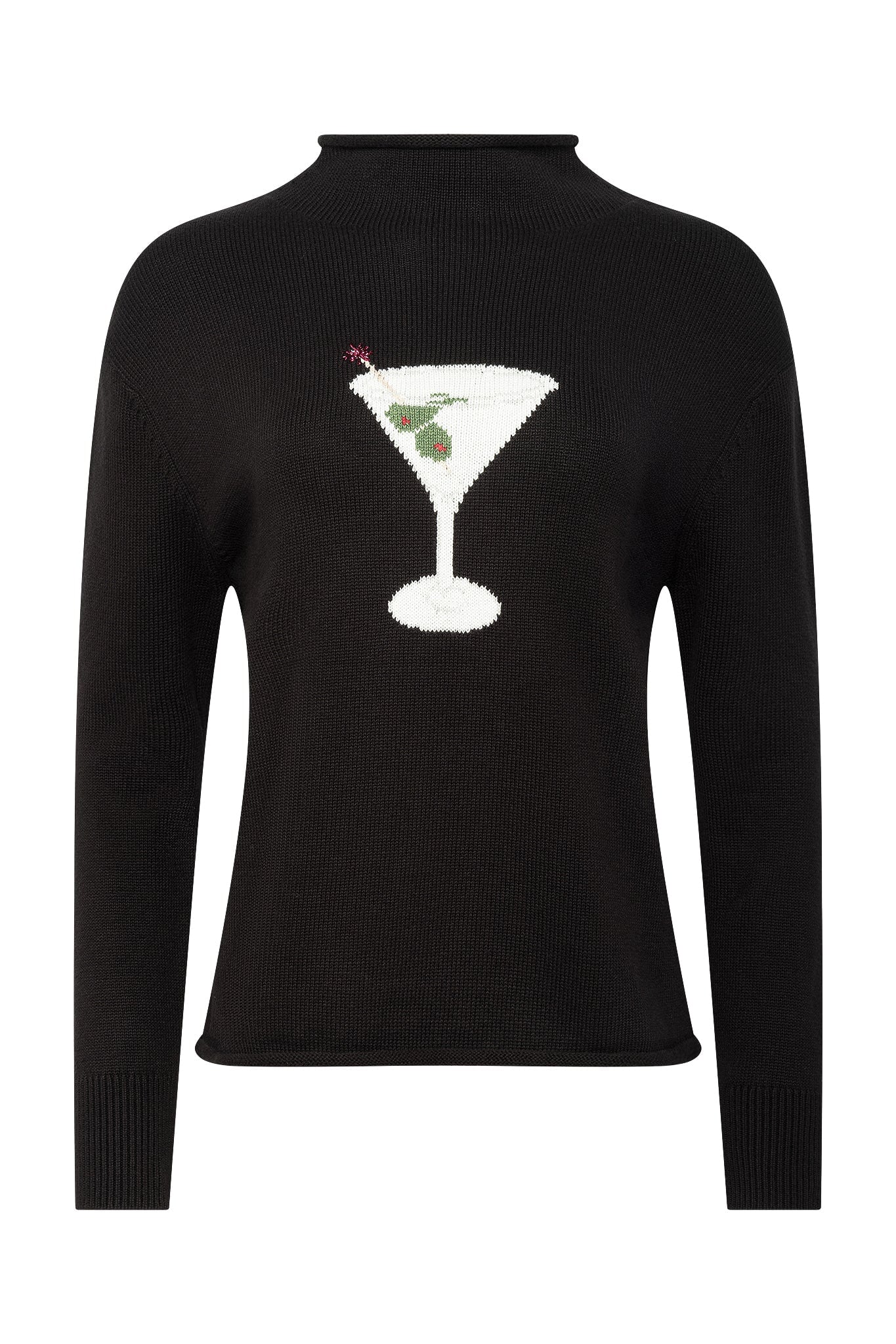 MARTINI MOCKNECK SWEATER BLACK - Image 9
